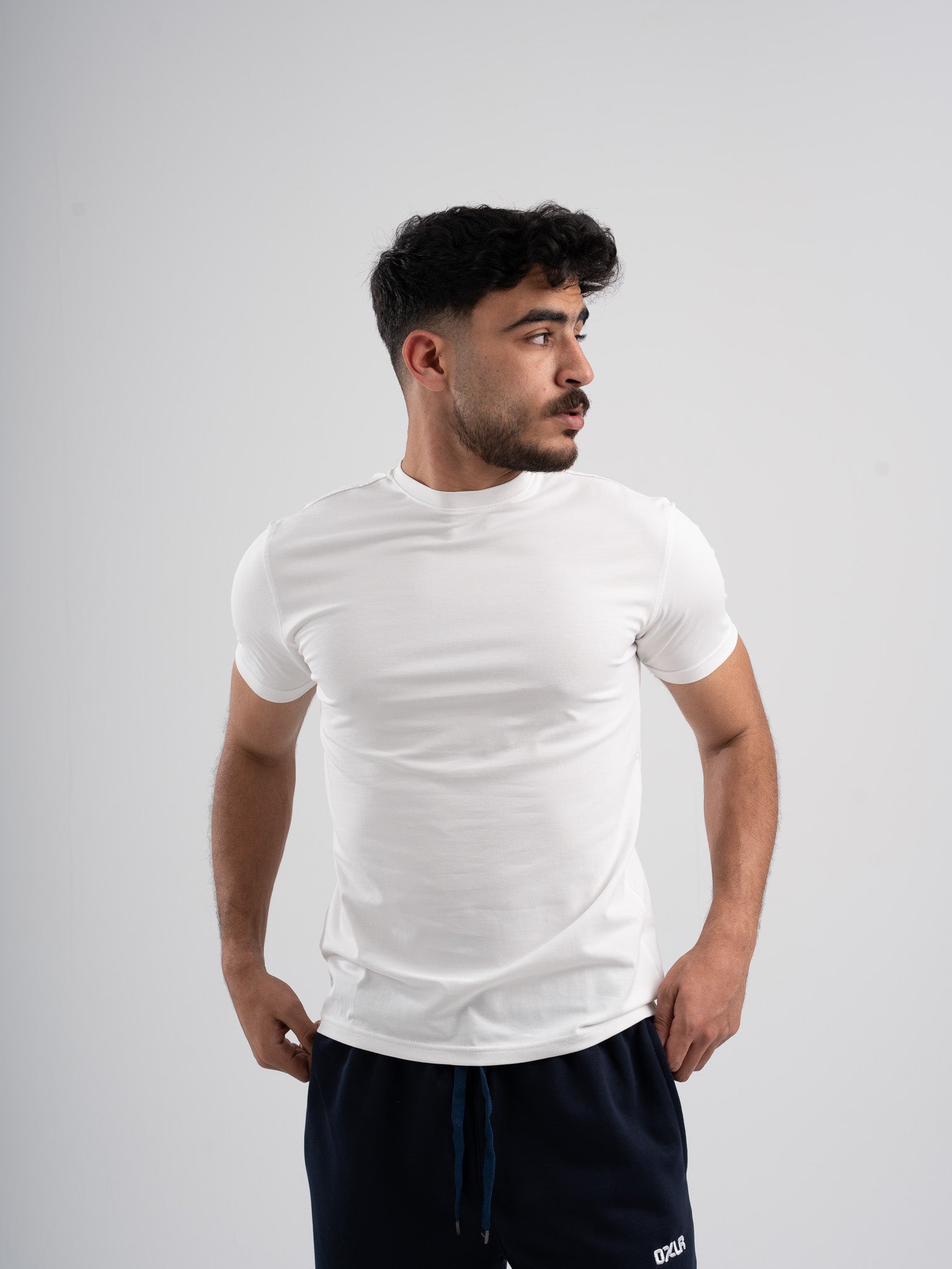White Basic Tee