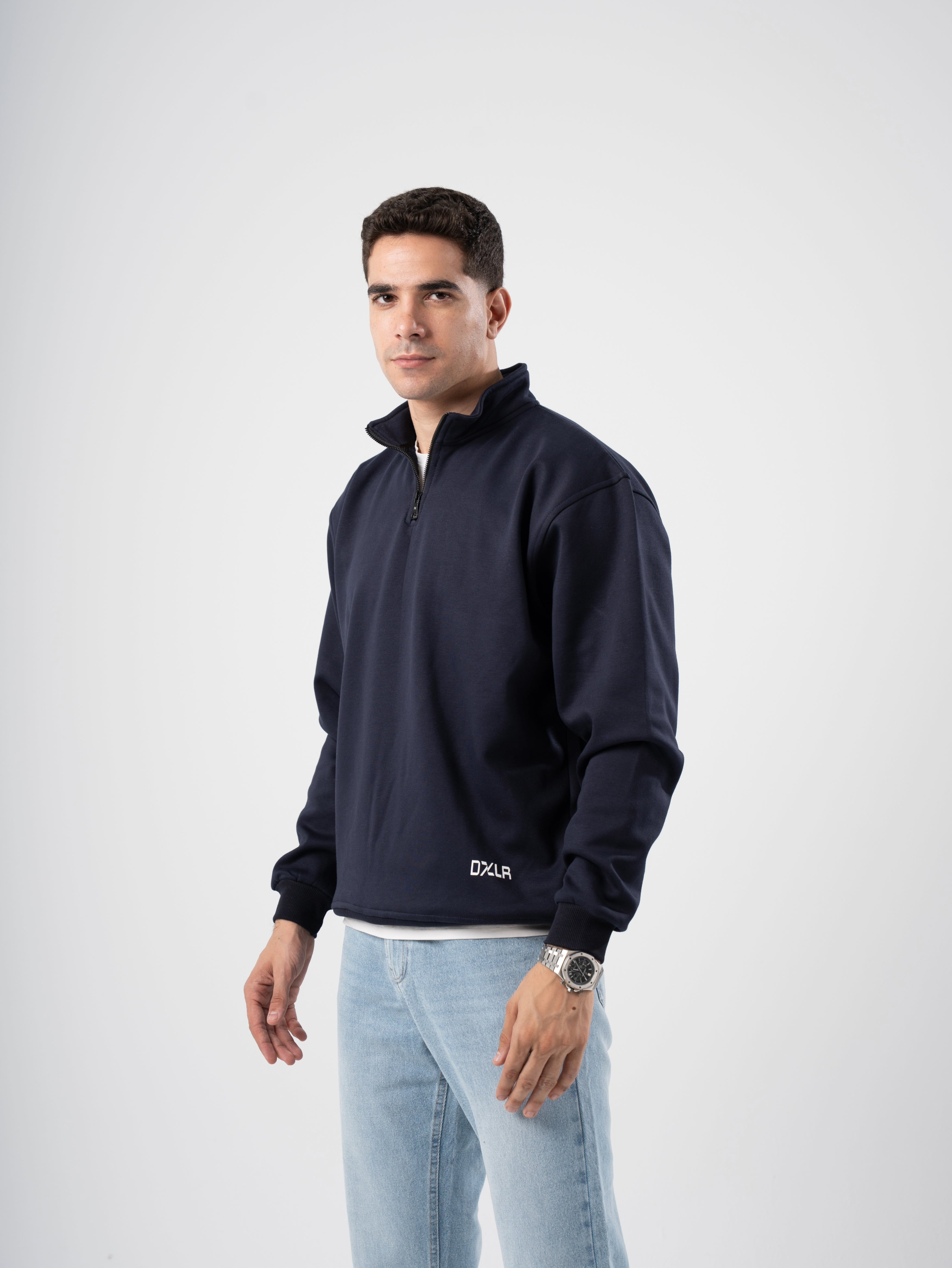Quarter Zip (Navy)