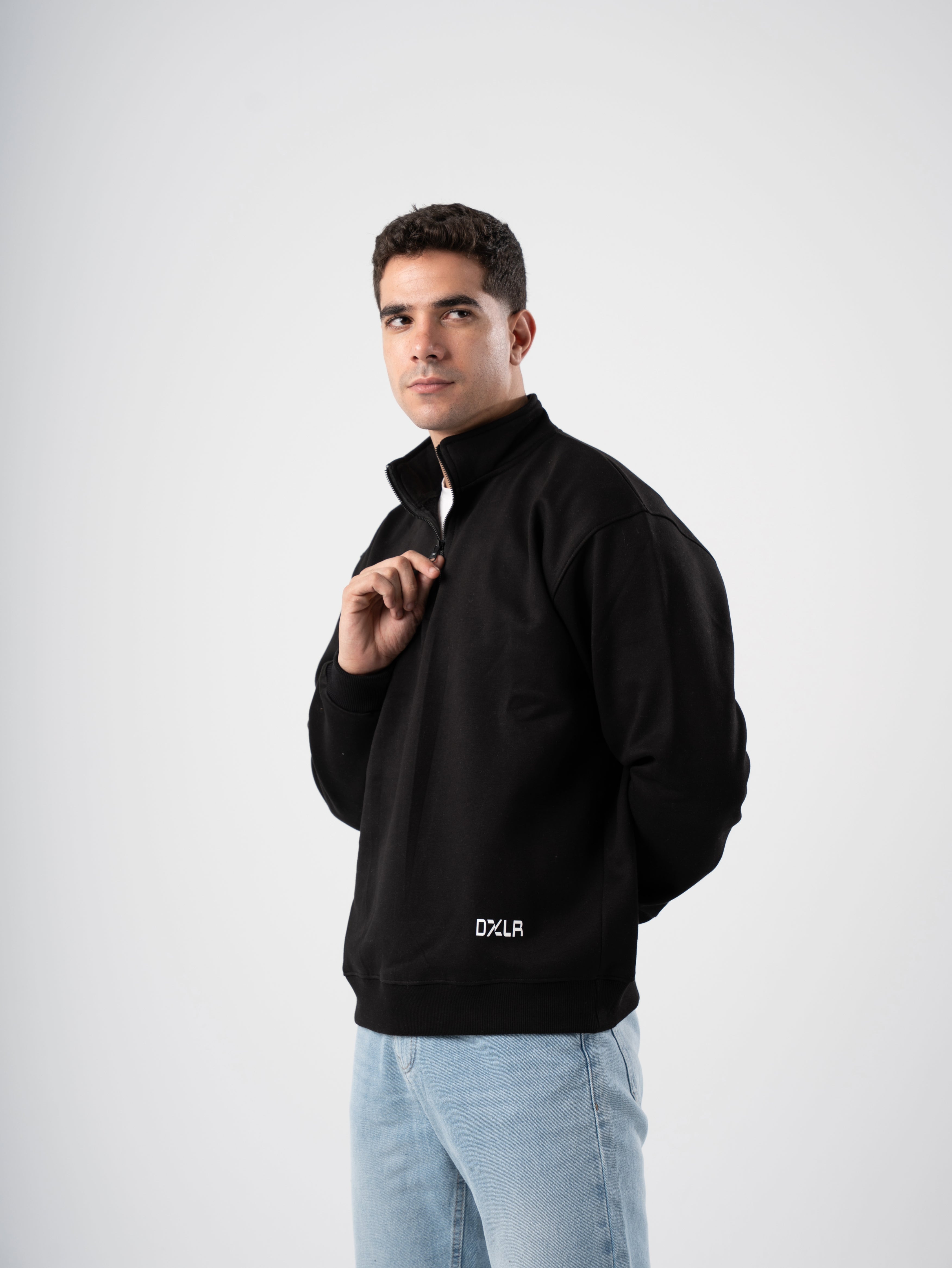 Quarter Zip (Black)