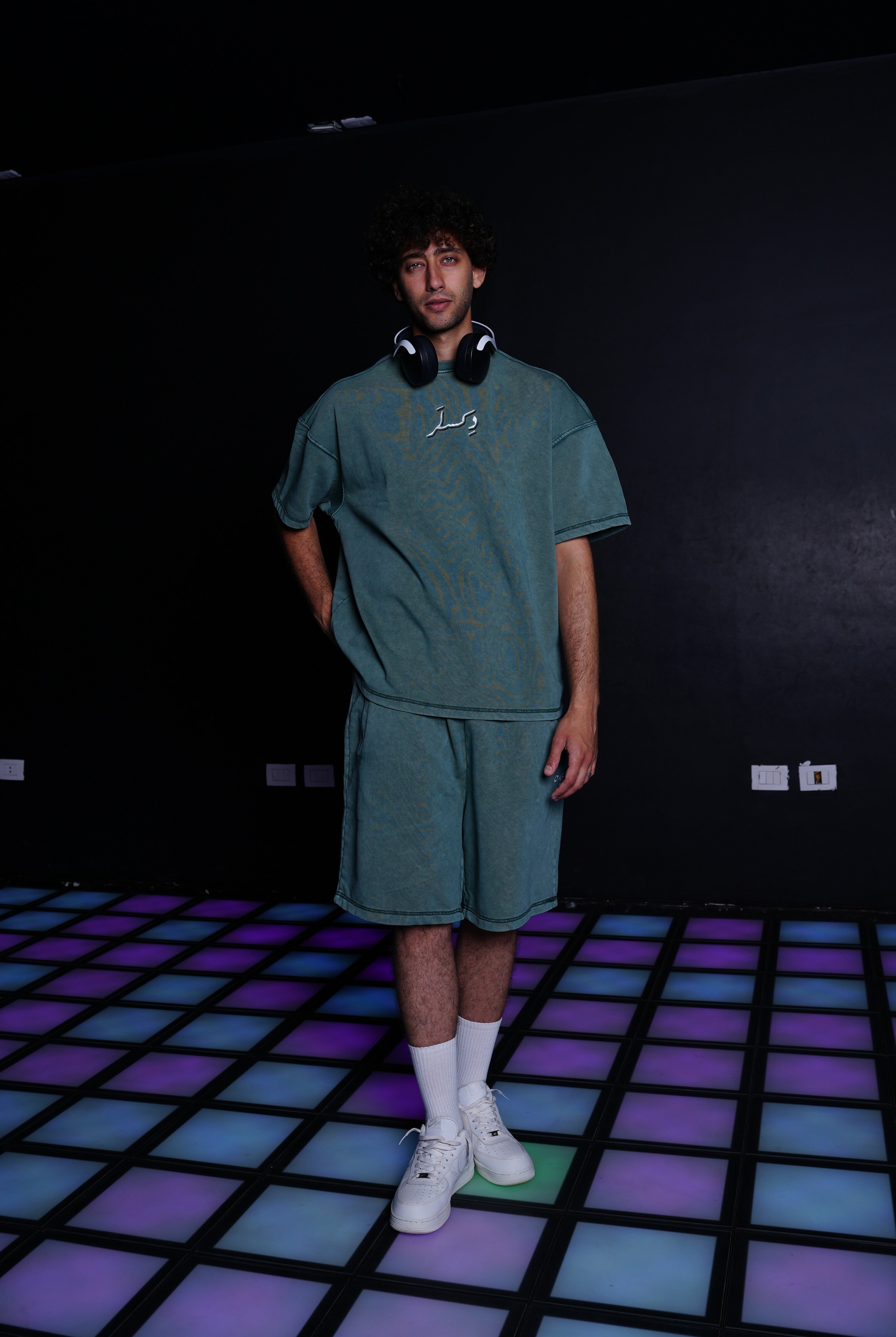 Olive Washed T-SHIRT