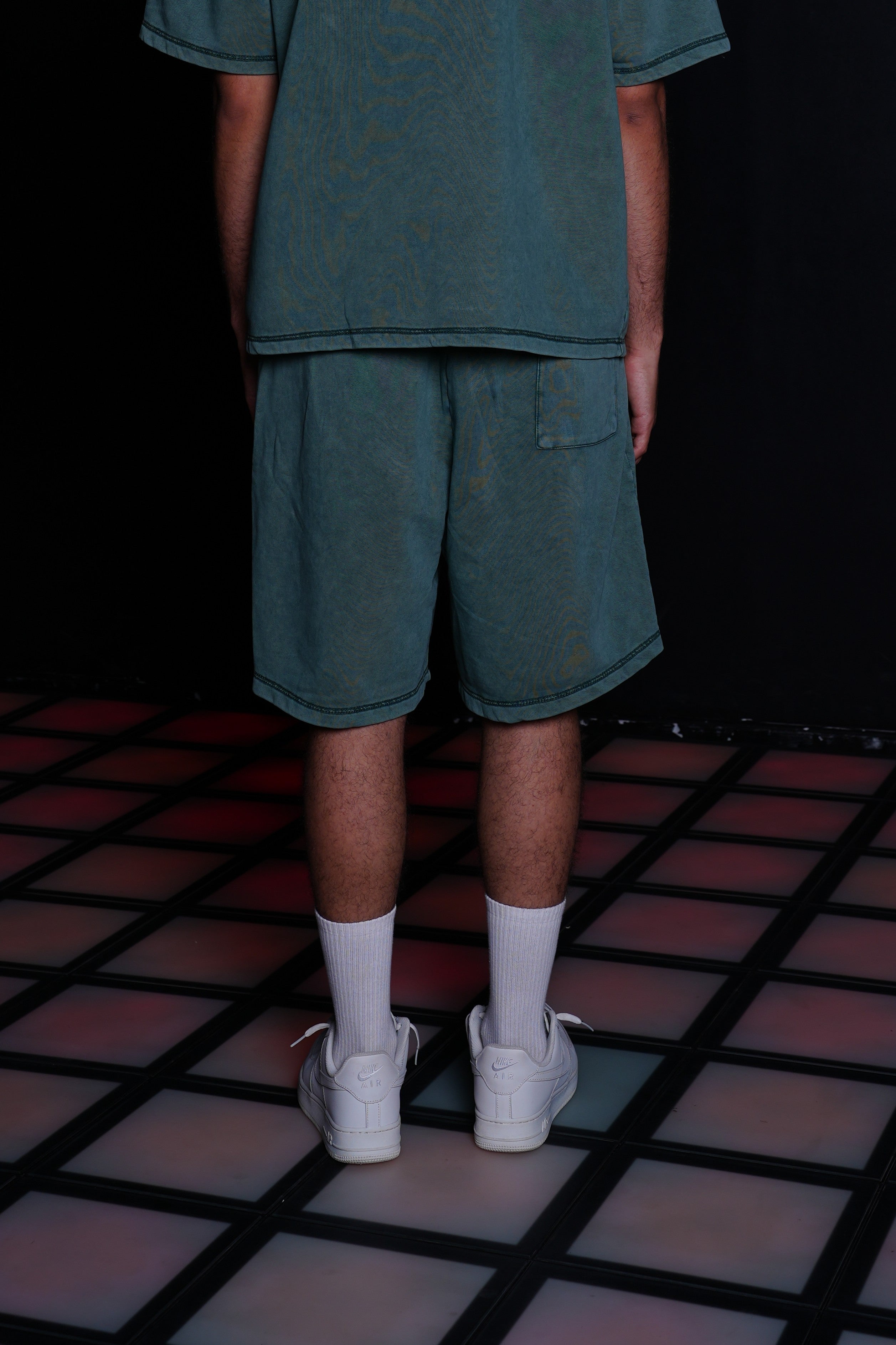 OLIVE WASHED Short
