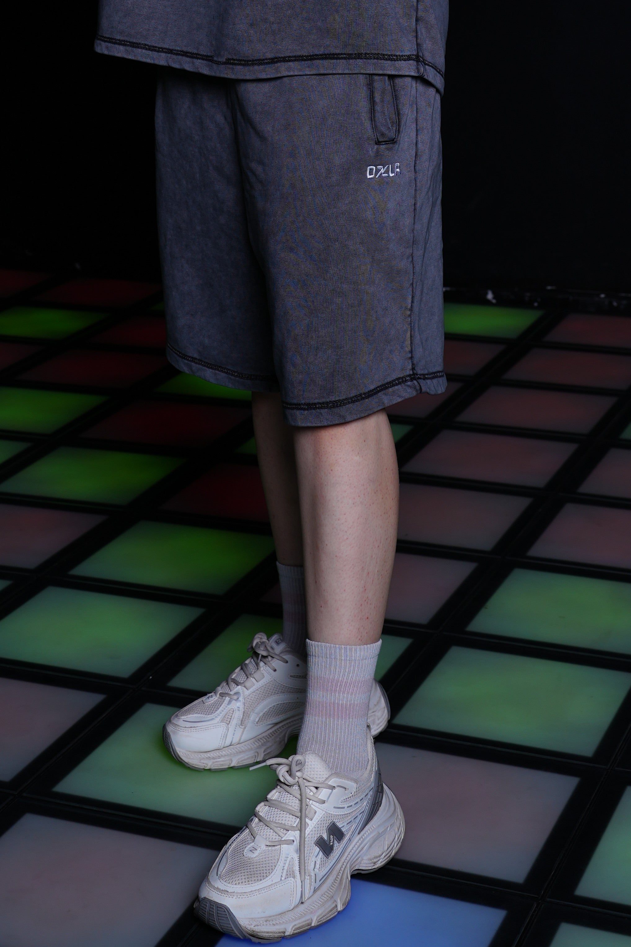 GREY Washed Short